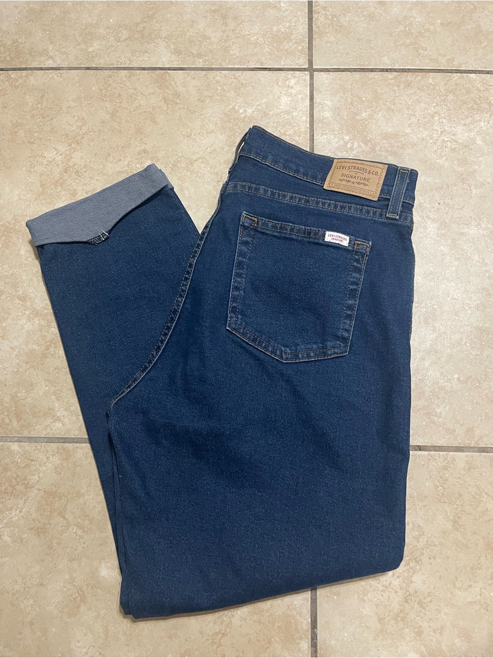 Levi's Women's Dark Blue Boyfriend Jeans